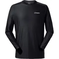 Berghaus 24/7 Tech Tee L/S Crew Maglia funzionale Uomo (XL, nero)