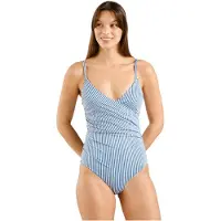 DEDICATED Women's Wrap Swimsuit Klinte Costume intero Donna (XL, blu)