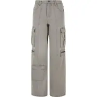 Urban Classics Ladies Loose Utility Denim Pants Lighter Dirty Washed Taglia: 30 | Pantaloni cargo Outlet | Donna | Blu