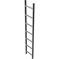 Zarges Scala a pioli in acciaio inox 10 pioli 47347