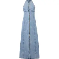 Armani Exchange per donna. XW002261AF21338MB001 Abito in denim blu (M), Casual, Cotone, Senza maniche / cinghie
