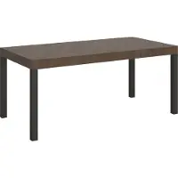 Itamoby - Tavolo allungabile 180/284x90 cm Everyday noce gambe antracite