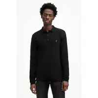 AllSaints Reform Ls Polo Black Taglia: XXL | Polo Outlet | Uomo | Nero