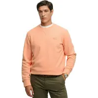 Superdry per uomo. M2013751A Felpa color corallo con logo Essential (XXL), Casual, Cotone