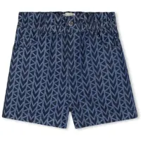Michael Kors per ragazza. R30570 pantaloncini di jeans blu (10Y= 138cm), Casual, Cotone, moda per bambini