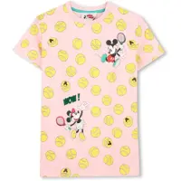 Marc Jacobs per ragazza. W60712 Vestito rosa Disney (4Y= 102cm), Casual, Cotone, Manica corta, moda per bambini