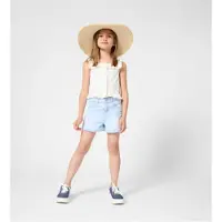 Michael Kors per ragazza. R30657 Top in popeline bianco (6Y= 114/119cm), Cotone, Senza maniche / cinghie, moda per bambini