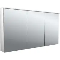 Emco flat 2 Armoire à glace lumineuse LED avec panneau lumineux, 3 portes, 1400x711x113mm, 979706406, 979706406