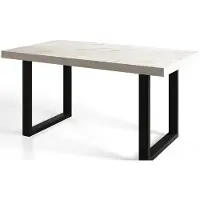 Alpi Möbel Tavolo da Pranzo, Marmo, 140x80x77 cm