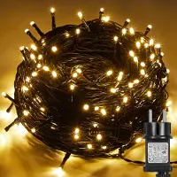 Lapamax 50M 250 LED luci fiabesche indoor bianco caldo, illuminazione decorativa albero finestra 31V 8 modalità timer, illuminazione natalizia festa balcone giardino