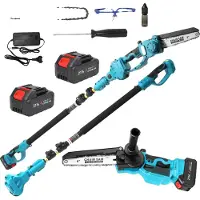 OEM Sega telescopica, mini motosega, sistema a doppia batteria, 2 in 1, motoseghe a palo