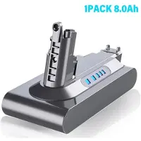 StarTech.com Batteria di ricambio per aspirapolvere a batteria V10 SV12 senza fili - Pacco batteria agli ioni di litio - 8000 mAh (8,0 Ah) - - Solo batteria