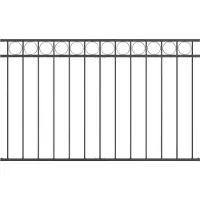 vidaXL Pannello per recinzione ASSEN, 170 x 100 cm, acciaio grigio
