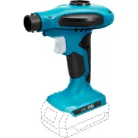 Dedra Batteria Soffiatore/pompa 460l/min 18v 0*ah Sas+all