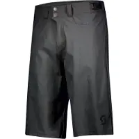 SCOTT Shorts Trail Flow with Pad Pantaloni da ciclismo Uomo (M, nero/grigio)