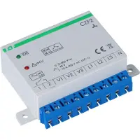 F&F Relè di protezione da guasto di fase e asimmetria con contatto di sicurezza, 10A, 1 contatto normalmente aperto, tempo di intervento 4 secondi, 45V, modello CZF-2