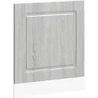 vidaXL Copripavello per lavastoviglie Kalmar Grigio Sonoma 60x1,5x57 cm