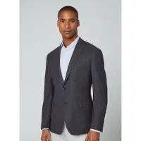 Hackett London per uomo. HM443266 Giacca Performance grigia (40/30), Casual, Da sera, Grigio, Lana, Classico, Manica lunga