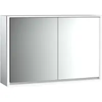 Emco loft Armoire de toilette avec éclairage, 1200 mm, 2 portes, modèle apparent, 979806118, 979806118