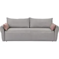 CALICOSY - Divano letto 3 posti in tessuto L238 cm - LAGOS