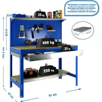 Simonwork (bancos De Trabajo) Banco Da Lavoro Bt3 Box 1445x910x610 Mm