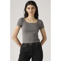 Levi's Essential Square Neck Tee Black Taglia: XS | Maglie Sportivi Outlet | Donna | Nero