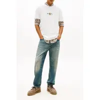 Tommy Hilfiger Regular Block Sign T-shirt Ecru Taglia: XXL | T-shirt stampate Outlet | Uomo | Marrone