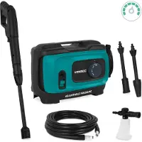 Vonroc Idropulitrice V18C – 1800W – 140 bar – regolatore di pressione | Accessori inclusi