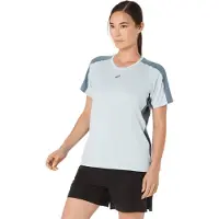 Asics Women's Fujitrail Elite S/S Top Maglia da corsa Donna (S, grigio)