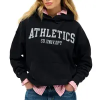 Superdry per donna. W2012430A Felpa blu navy Relaxed Athletic Essentials (S), Casual, Cotone