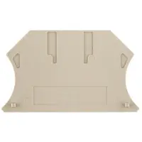 Weidmuller Piastra terminale 56x1,5x33,5mm - Piastra terminale/divisoria per morsettiera WAP 2.5-10