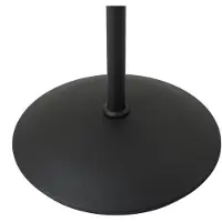 LINDBY Piantana LED ricaricabile Elvyn, nera, regolabile