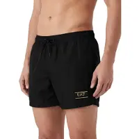 EA7 per uomo. 7M001713_AF21248 Boxer neri da spiaggia (M), Nero, Beachwear, Poliestere