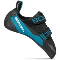 Scarpa Boostic Scarpette da arrampicata (45, nero/turchese)