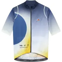 CafÉ Du Cycliste Mona Maglietta da ciclismo Uomo (XL, variopinto)