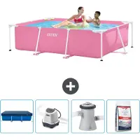 Intex Piscina fuori terra rettangolare - 220x150x60 cm - 5 pezzi - Modello SCB53