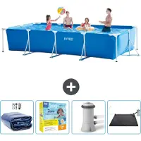 Intex Piscina fuori terra rettangolare - 450x220x84 cm - 5 pezzi - Modello SCB11