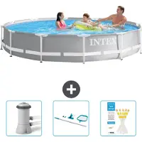 Intex Struttura per piscina a forma di prisma - 366x76 cm - composta da 4 elementi - modello SCB82