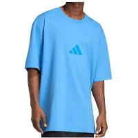 Adidas Z.N.E. Tee Logo T-shirt Uomo (XXL, blu)