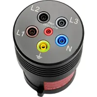 Benning TA 7-63 Messadapter CEE-Stecker 63 A 5polig - Buchse 4 mm Schwarz (044042)