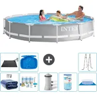 Intex Struttura per piscina a forma di prisma - 366x76 cm - composta da 9 elementi - modello S41929