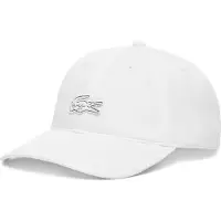 Lacoste Cappello da baseball 'Gorra blanca toned logo unstructured cap' bianco