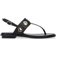 Martinelli per donna. 1535-B252Z Sandali Mazzini in pelle nera (35), Nero, Basso, Fibbia, Casual