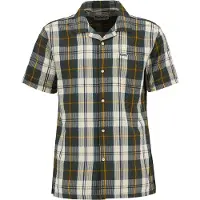 Barbour - Camicia in Cotone effetto goffrato - Clyde Seersucker Tartan Summer Fit Shirt Ancient Tartan per Uomo in Cotone - Taglia M - Kaki