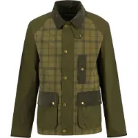 Barbour - Giacca Uomo in Cotone - Festival Modified Bedale Jacket Dusky Green Tartan per Uomo in Cotone - Taglia L - Kaki
