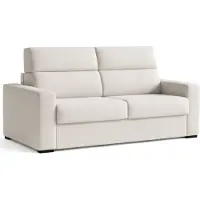 Dmora Ecate - Divano Letto 2 Posti, 200x95 cm Grigio, Sfoderabile Italy