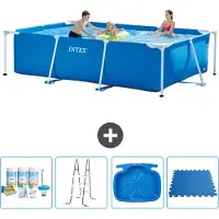 Intex Piscina fuori terra rettangolare - 300x200x75 cm - 5 pezzi - Modello S40186