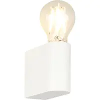 TRIO Lighting Applique per il bagno Pratella, larghezza 4 cm, bianca, plastica, IP44