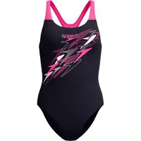Speedo Women's Medley Logo Medalist One Piece Costume intero Donna (42, blu)
