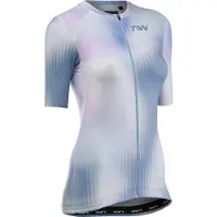 Northwave Women's Blade Jersey Short Sleeve Maglietta da ciclismo Donna (M, grigio)